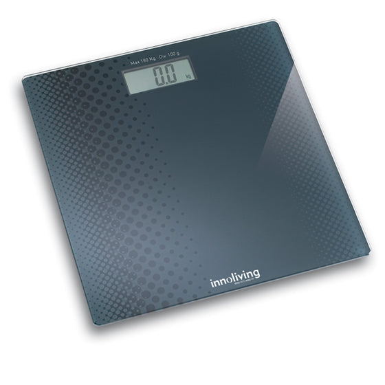 Cantar Digital De Baie Cu Sticla Securizata Ultraslim Max 180kg Diviziune 100g Innoliving INN-101