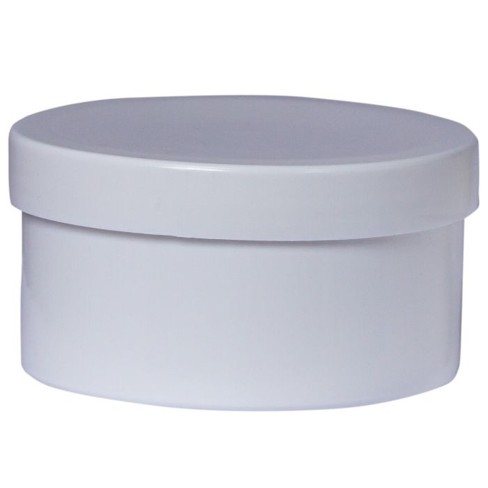 Cutie Farmaceutica Din Plastic ALB Cu Capac