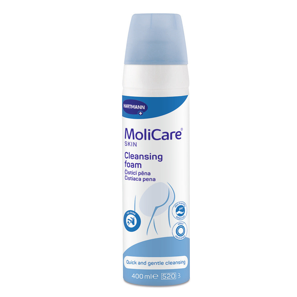 Molicare SKIN Spuma Pentru Curatarea Pielii Pacientilor Cu Incontinenta sau Colostomie
