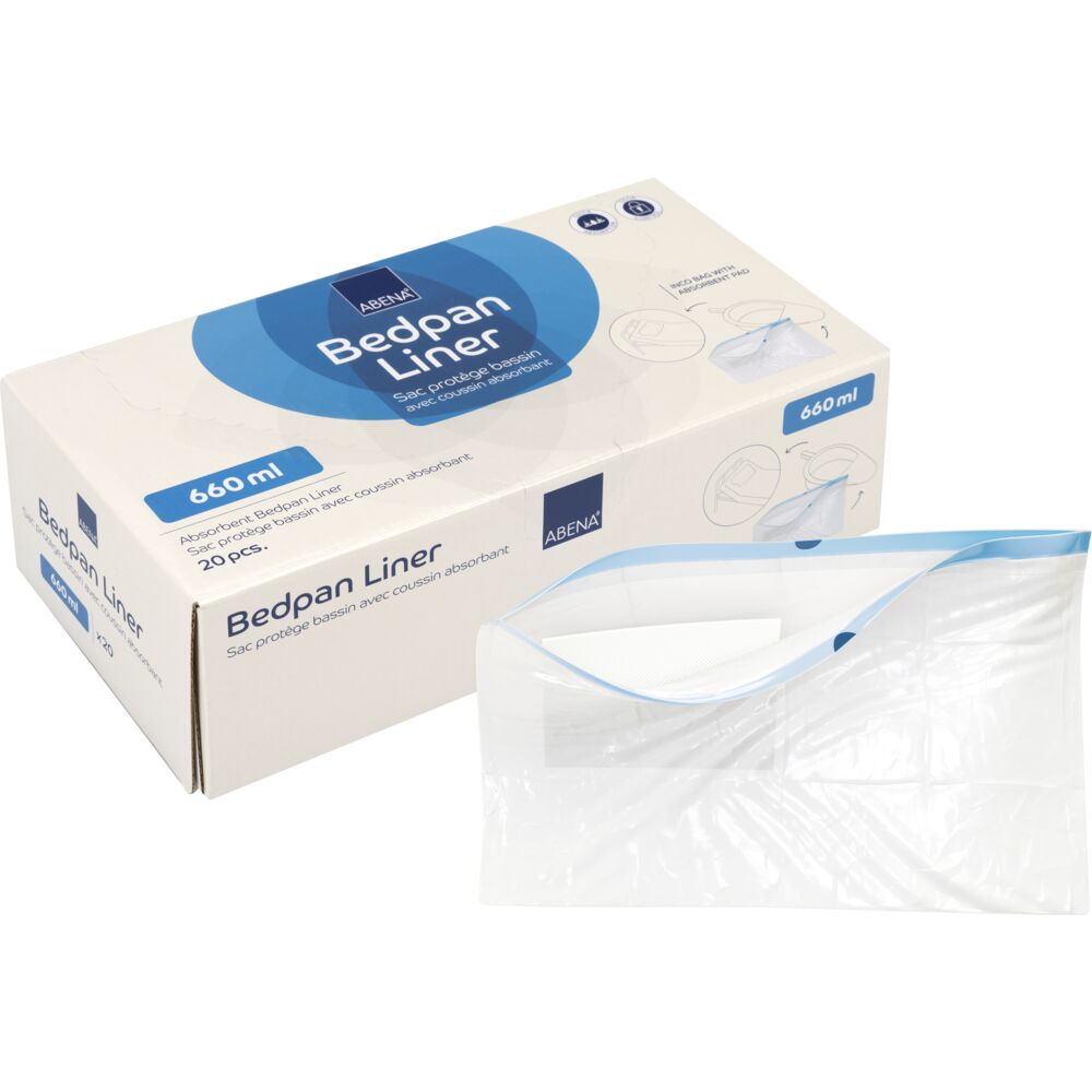 ABENA Inco Bag Pungi Urinare Pentru Plosca Cu Pad Absorbant 20buc