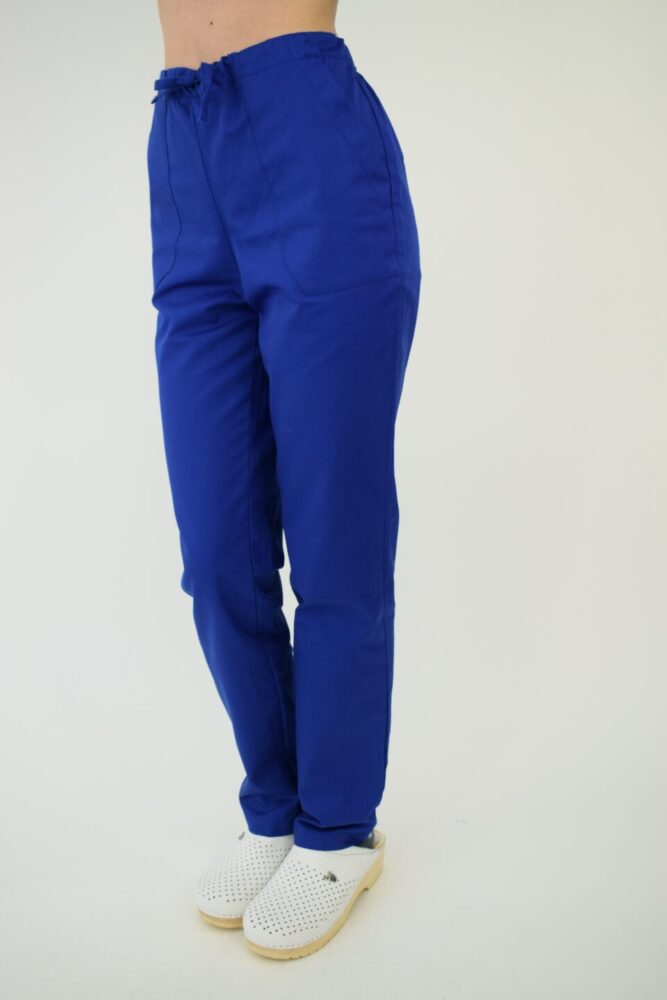 Uniforma Unisex Croiala Simpla Dreapta Albastra