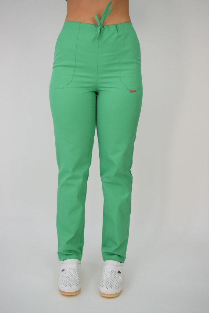 Uniforma Pentru Femei Model A02BC Verde Deschis Cu Pantaloni