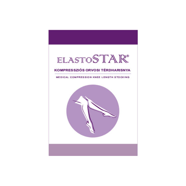 Ciorapi Compresivi Unisex 23-32mmHg Elastostar AF Clasa II Peste Genunchi