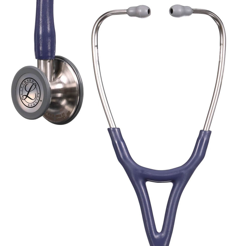 Stetoscop 3M™ Littmann® Cardiology IV Albastru Inchis Cu Tub Satinat Si Capsula Inox (Midnight Blue/Stainless/Satin Finish)
