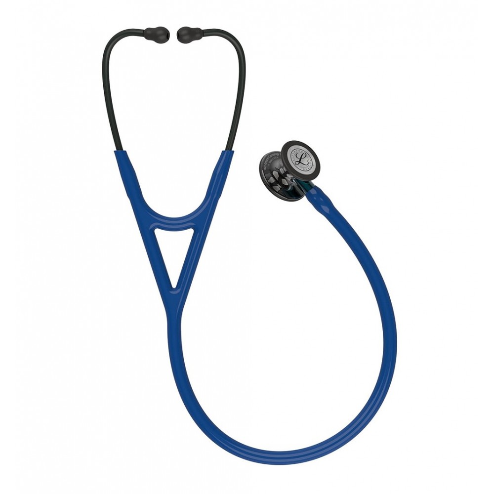 Stetoscop 3M™ Littmann® Cardiology IV Bleumarin Si Capsula Fumurie (Navy Blue/Blue/High-Polish Smoke)