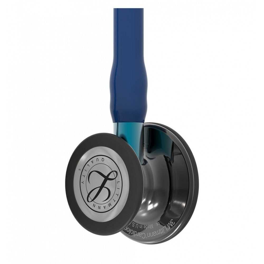 Stetoscop 3M™ Littmann® Cardiology IV Bleumarin Si Capsula Fumurie (Navy Blue/Blue/High-Polish Smoke)