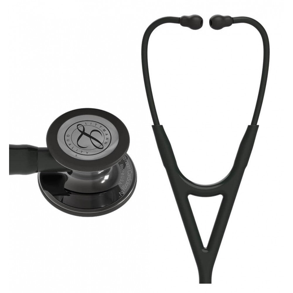Stetoscop 3M™ Littmann® Cardiology IV Negru Complet Si Capsula Fumurie (Black/High-Polish Smoke)