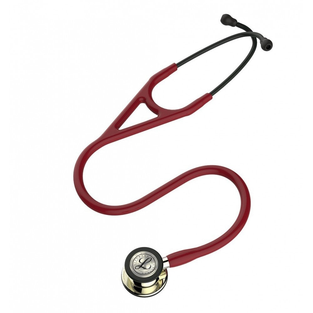 Stetoscop 3M™ Littmann® Cardiology IV Rosu Burgundia Si Capsula Sampanie (Burgundy/Champagne)