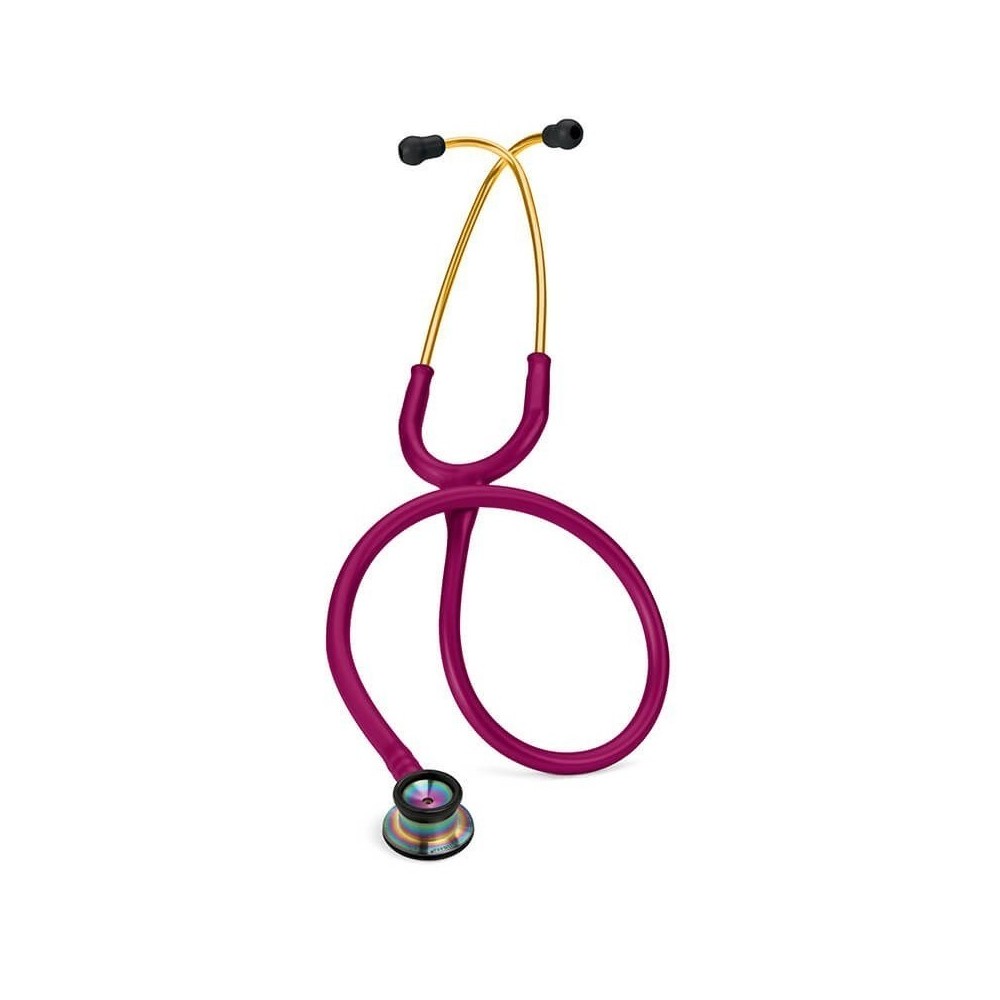 Stetoscop 3M™ Littmann® Classic II Infant Roz Inchis Si Capsula Curcubeu (Rasperry/Rainbow)