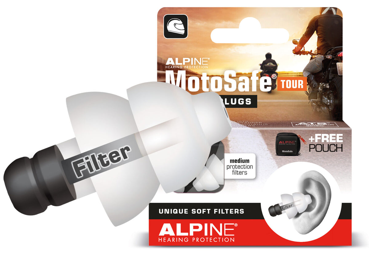 Alpine MotoSafe Tour with earplug