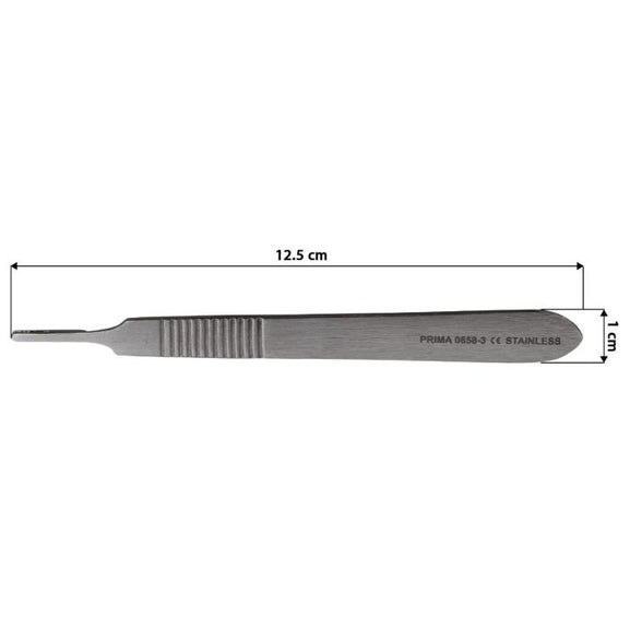 Maner Din Inox Pentru Lame Bisturiu De Unica Folosinta
