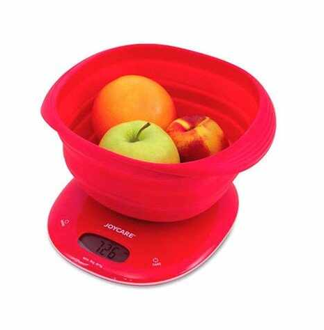Cantar Digital De Bucatarie Cu Tavita Inalta Din Silicon Pliabil Joycare JC-466