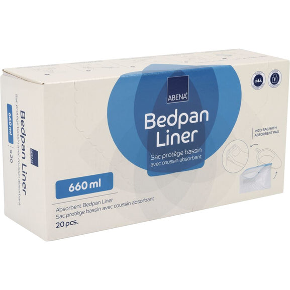 ABENA Inco Bag Pungi Urinare Pentru Plosca Cu Pad Absorbant 20buc