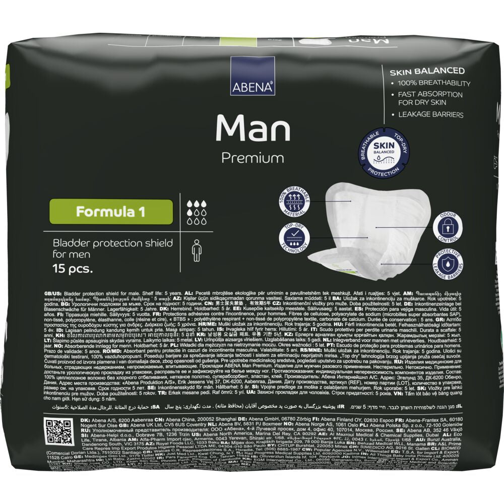 ABENA Man Absorbante Premium Masculine 450ml 15buc