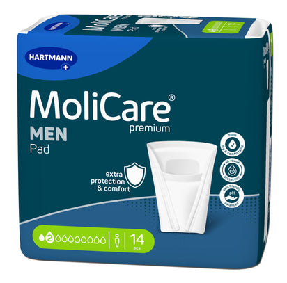 Tampoane Incontinenta Pentru Barbati MoliCare® Premium MEN Pad 2 Picaturi Hartmann