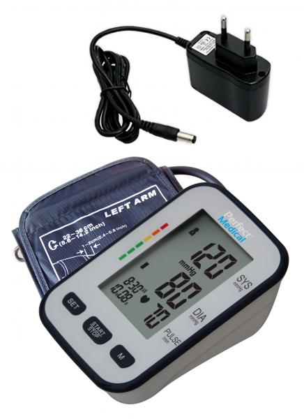 Tensiometru Perfect Medical® PM-119 cu Senzori Inalta Precizie Adaptor Priza Inclus 120 De Memorii Avizat Medical