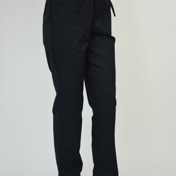 Uniforma Pentru Femei D06 Rosu + Negru Cu Pantaloni Negri
