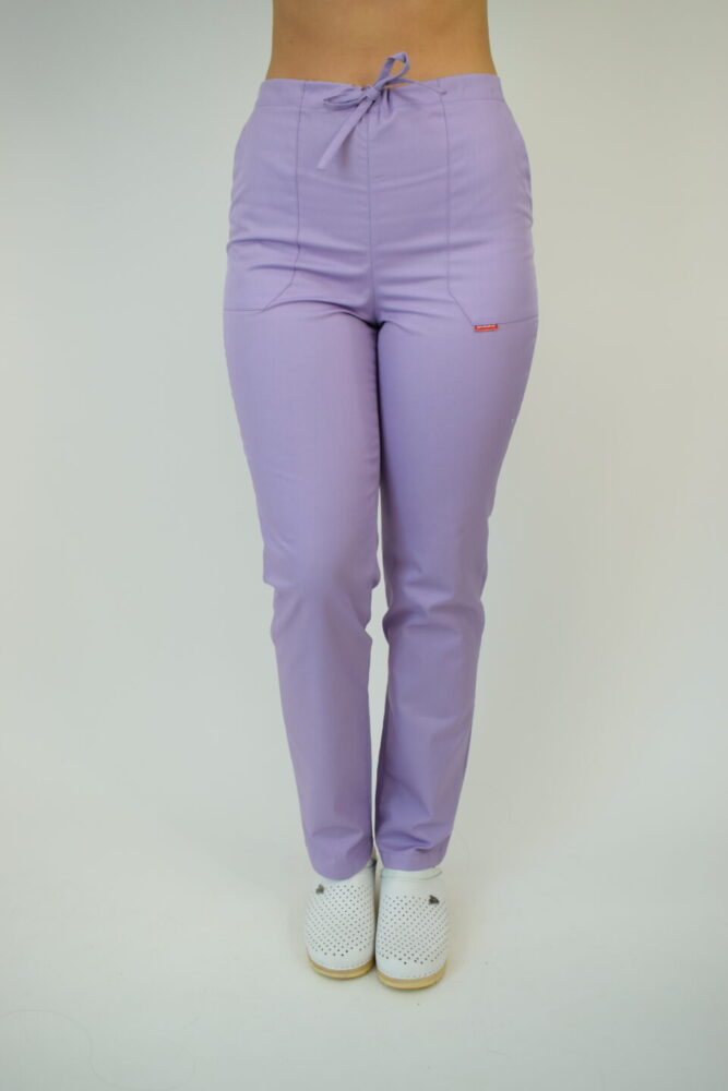 Uniforma Unisex Croiala Simpla Dreapta Mov Deschis