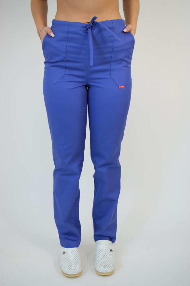 Uniforma Unisex Croiala Simpla Dreapta Mov Inchis