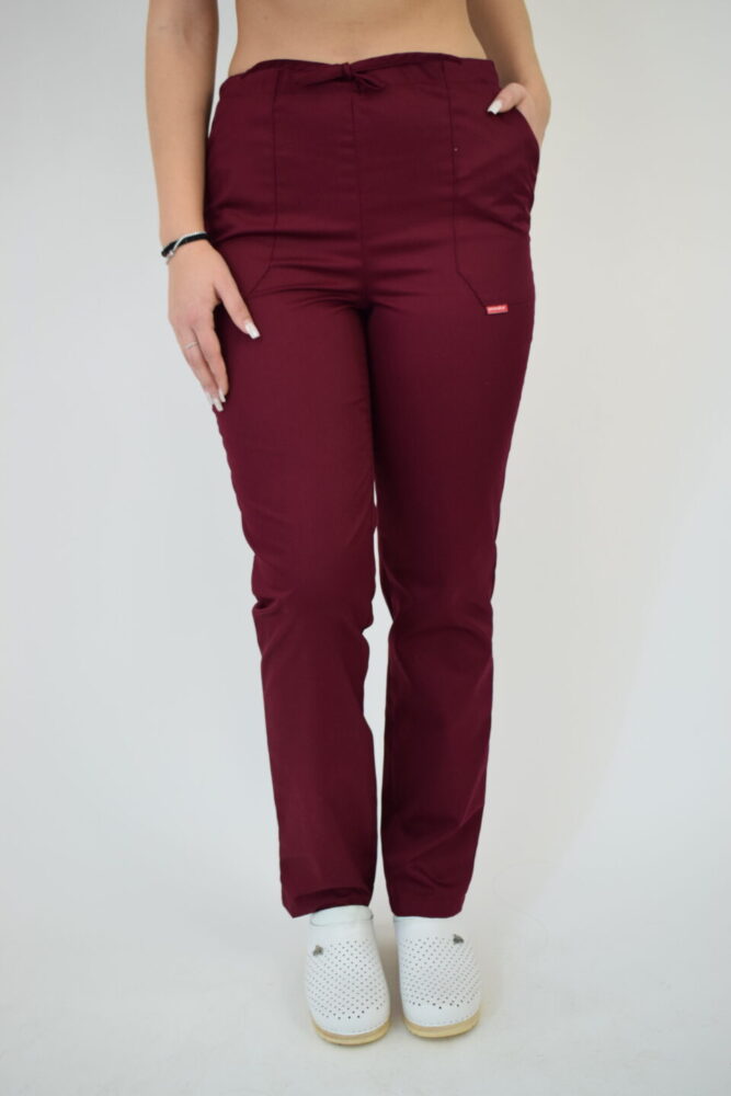 Uniforma Unisex Croiala Simpla Dreapta Bordo