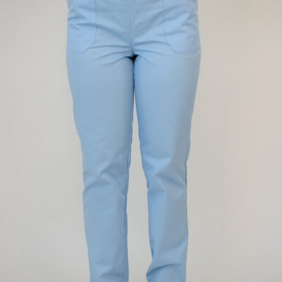 Uniforma Unisex Croiala Simpla Dreapta Bleu Deschis