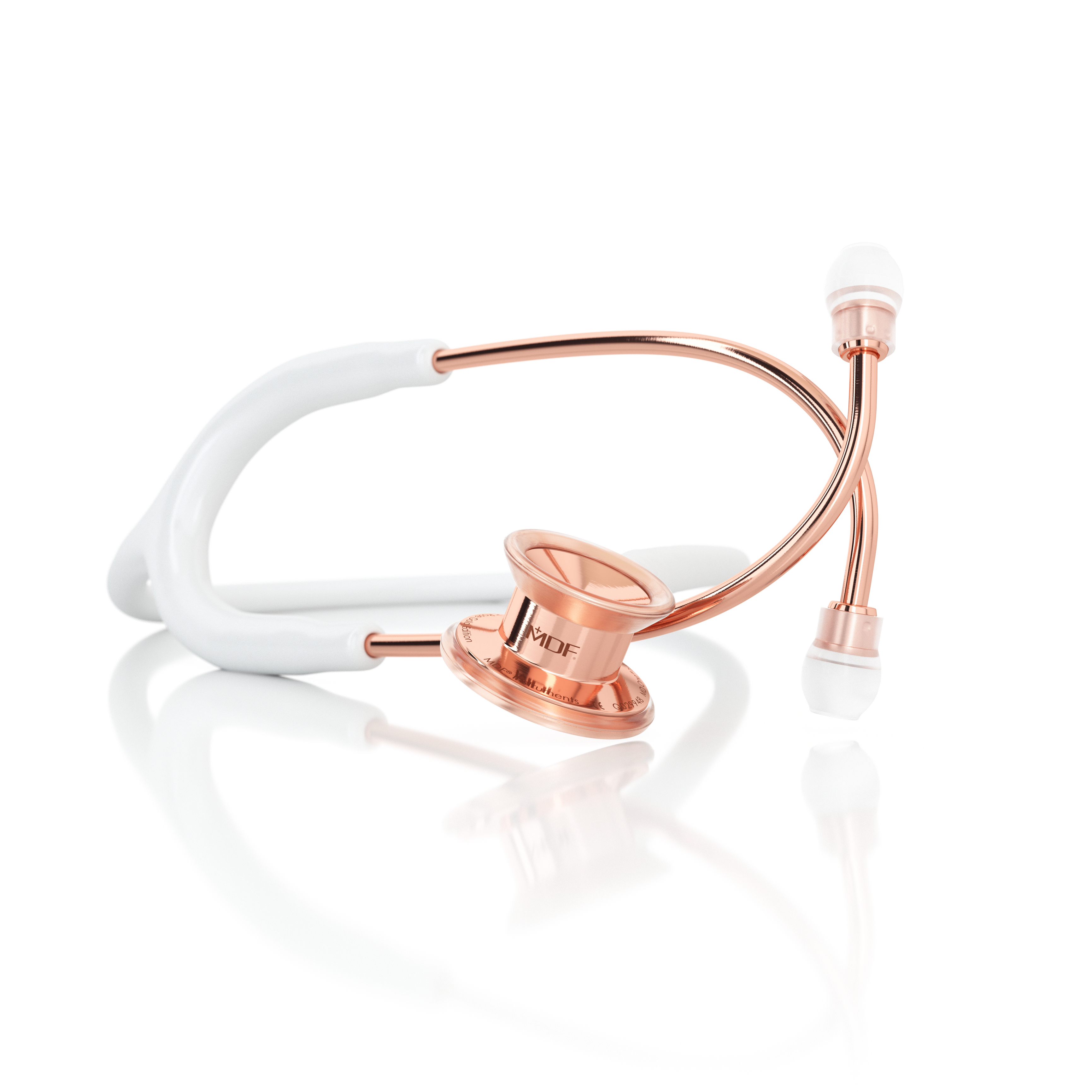 Stetoscop MDF One Pediatric Rose Gold White