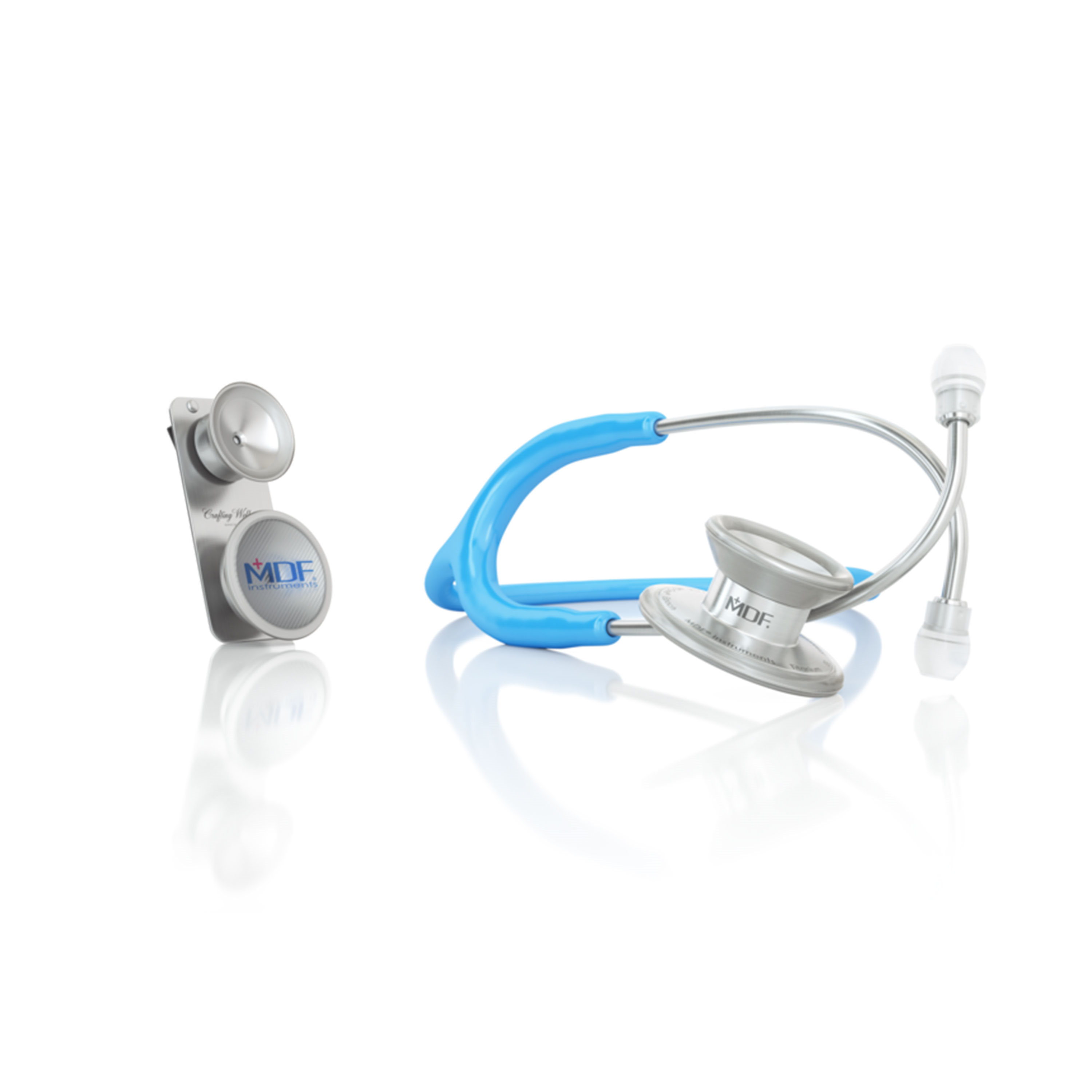 Stetoscop MDF Epoch Titanium Bright Blue