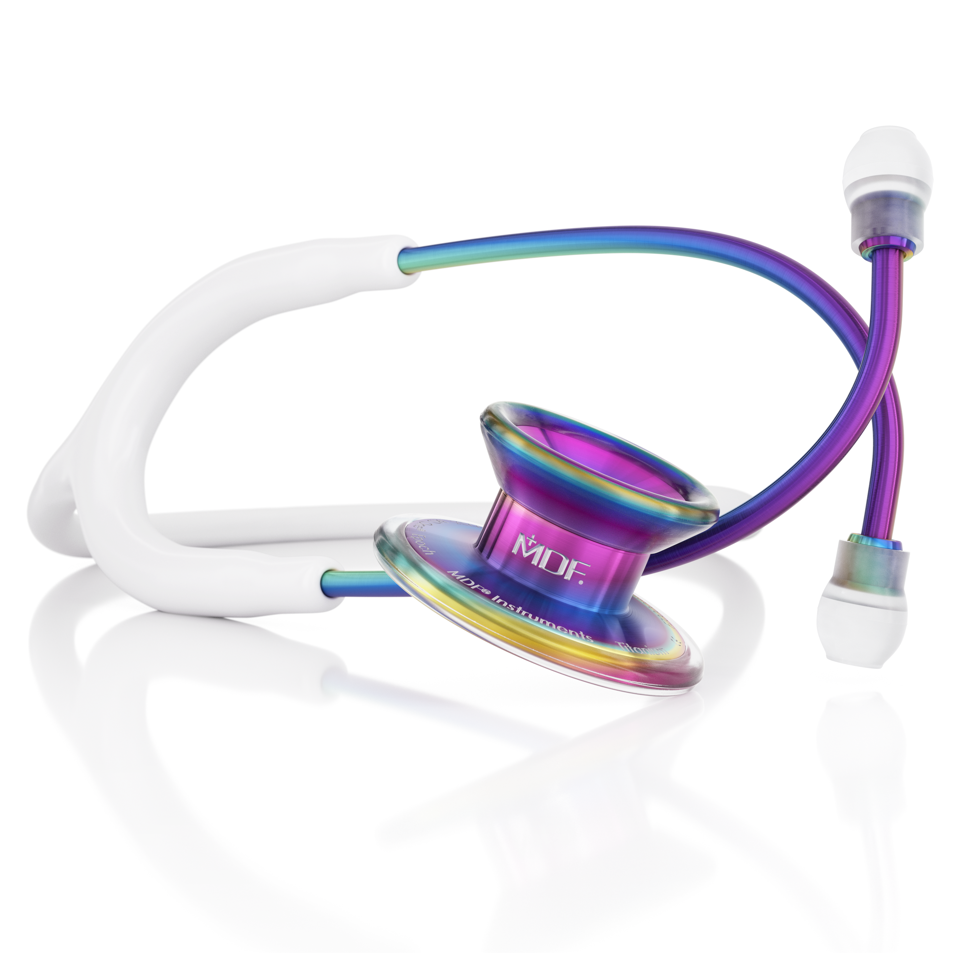 Stetoscop MDF Epoch Titanium Kaleidoscop White Limited Edition