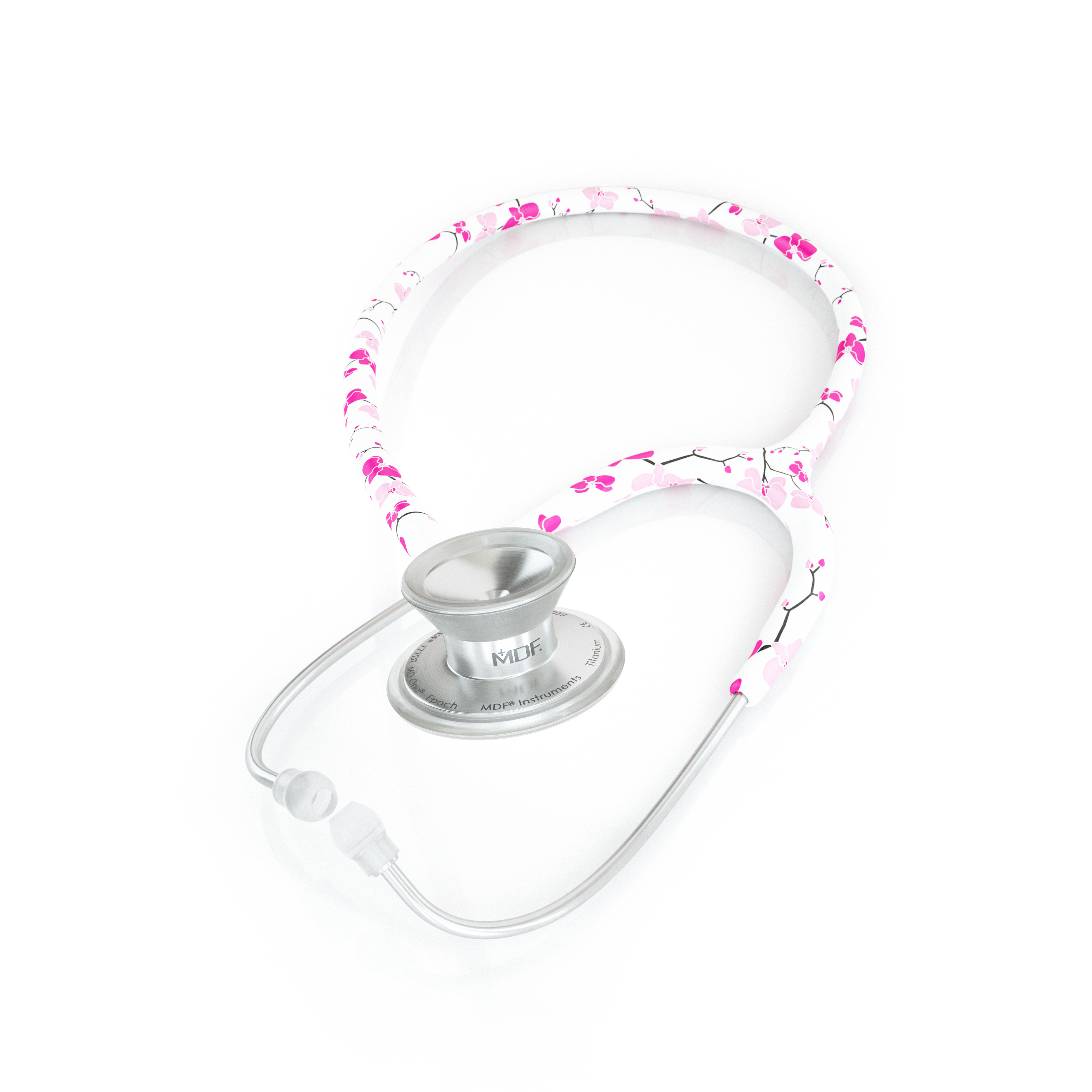 Stetoscop MDF Epoch Titanium Pinkadelic Silver Limited Edition