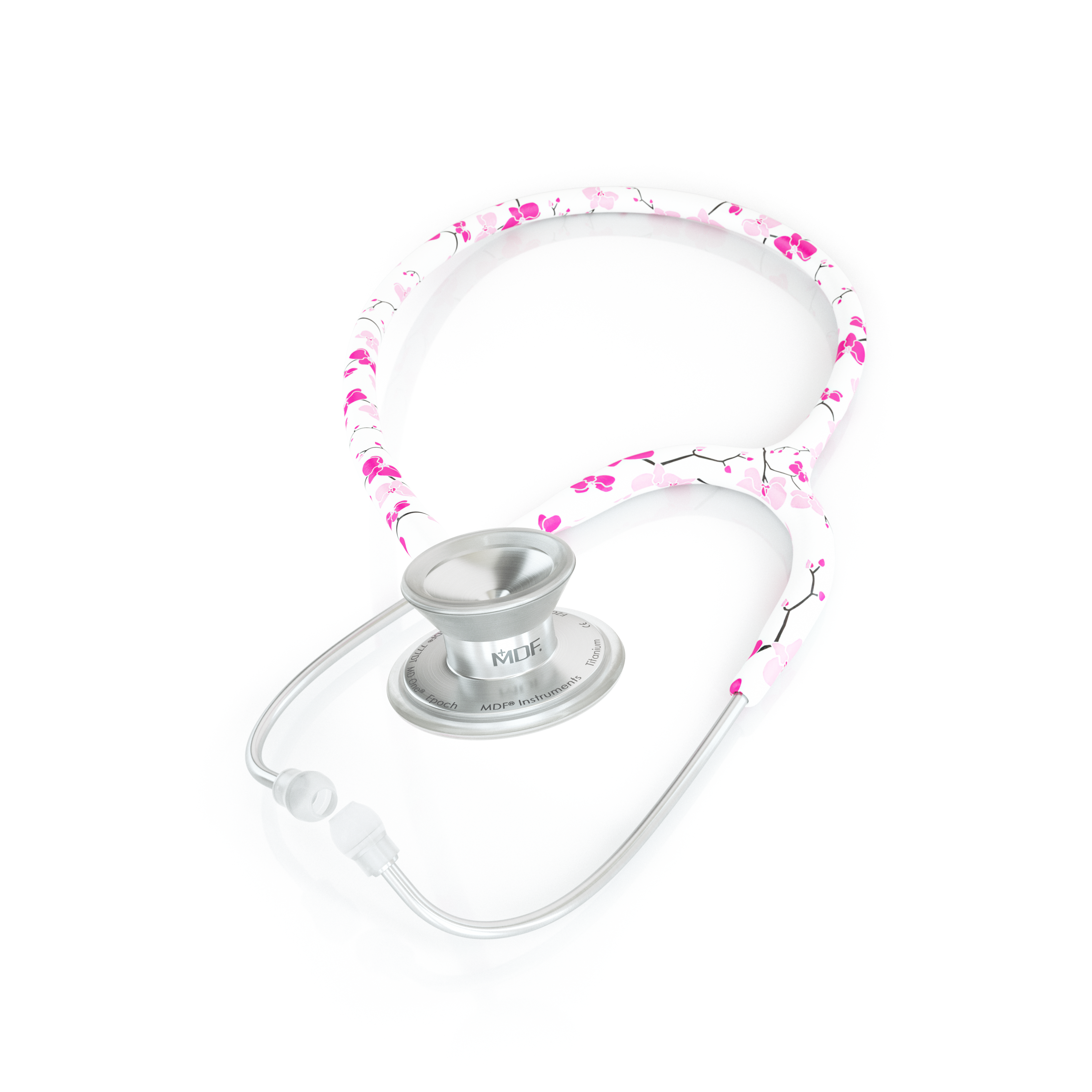 Stetoscop MDF Epoch Titanium Pinkadelic Silver Limited Edition
