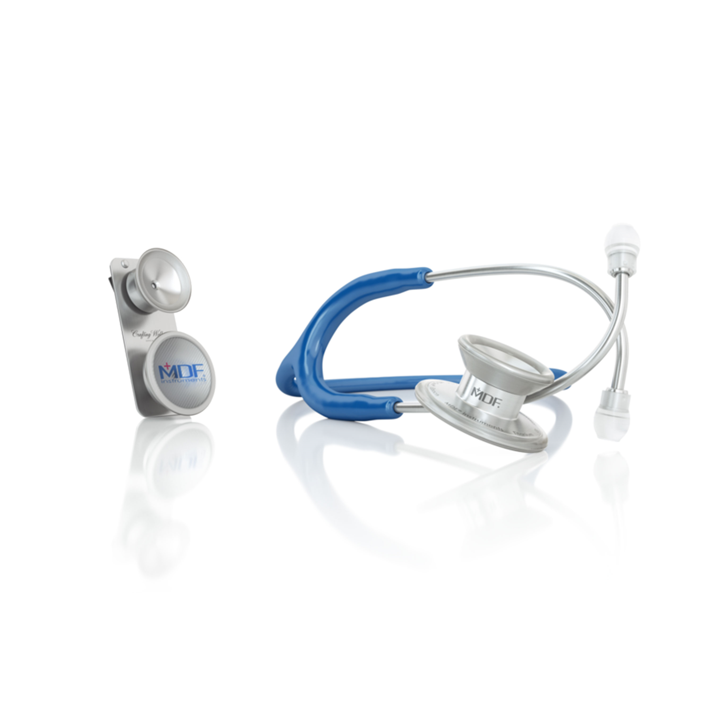 Stetoscop MDF Epoch Titanium Malibu Royal Blue