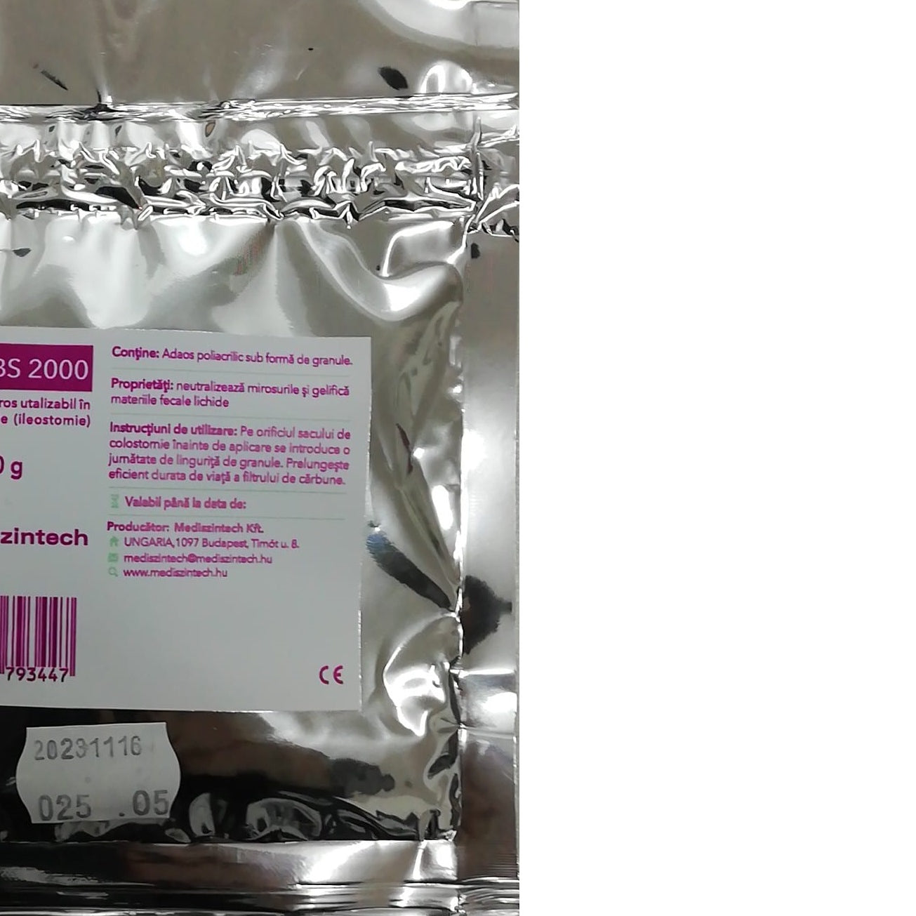 Neutralizant Mirosuri De Stoma Pulbere Medabs 2000