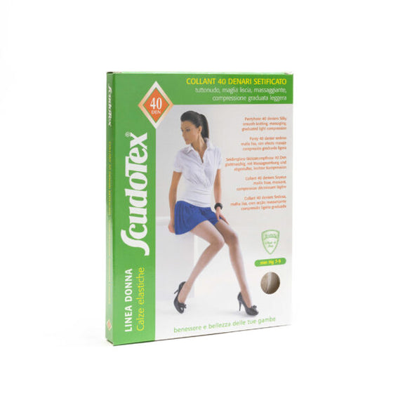 Ciorapi Compresivi Dama 7-9mmHg Scudotex 433 40DEN Tip Dres