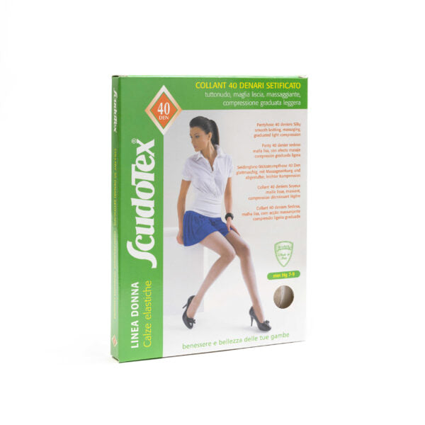 Ciorapi Compresivi Dama 7-9mmHg Scudotex 433 40DEN Tip Dres