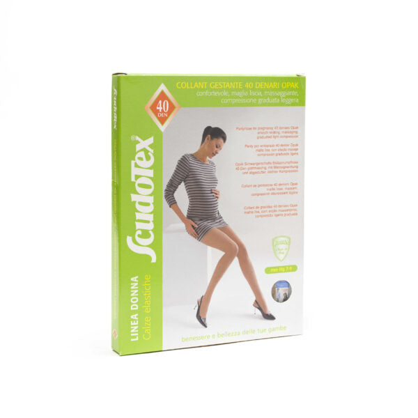 Ciorapi Compresivi 7-9mmHg Scudotex 466 40DEN Tip Dres Pentru Gravide