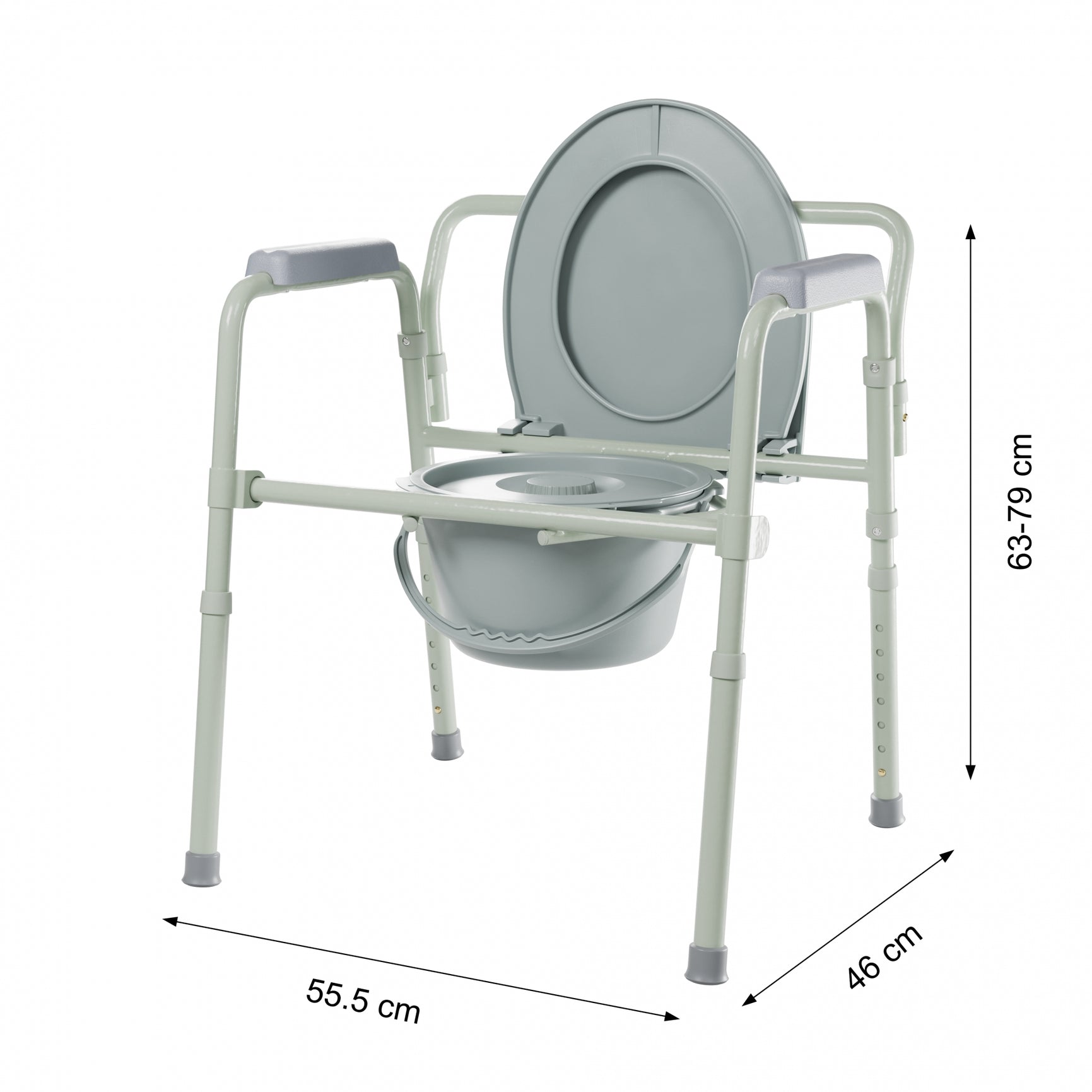 Scaun de Toaleta Pliabil Usor si Compact Pana la 135kg Kid-Man