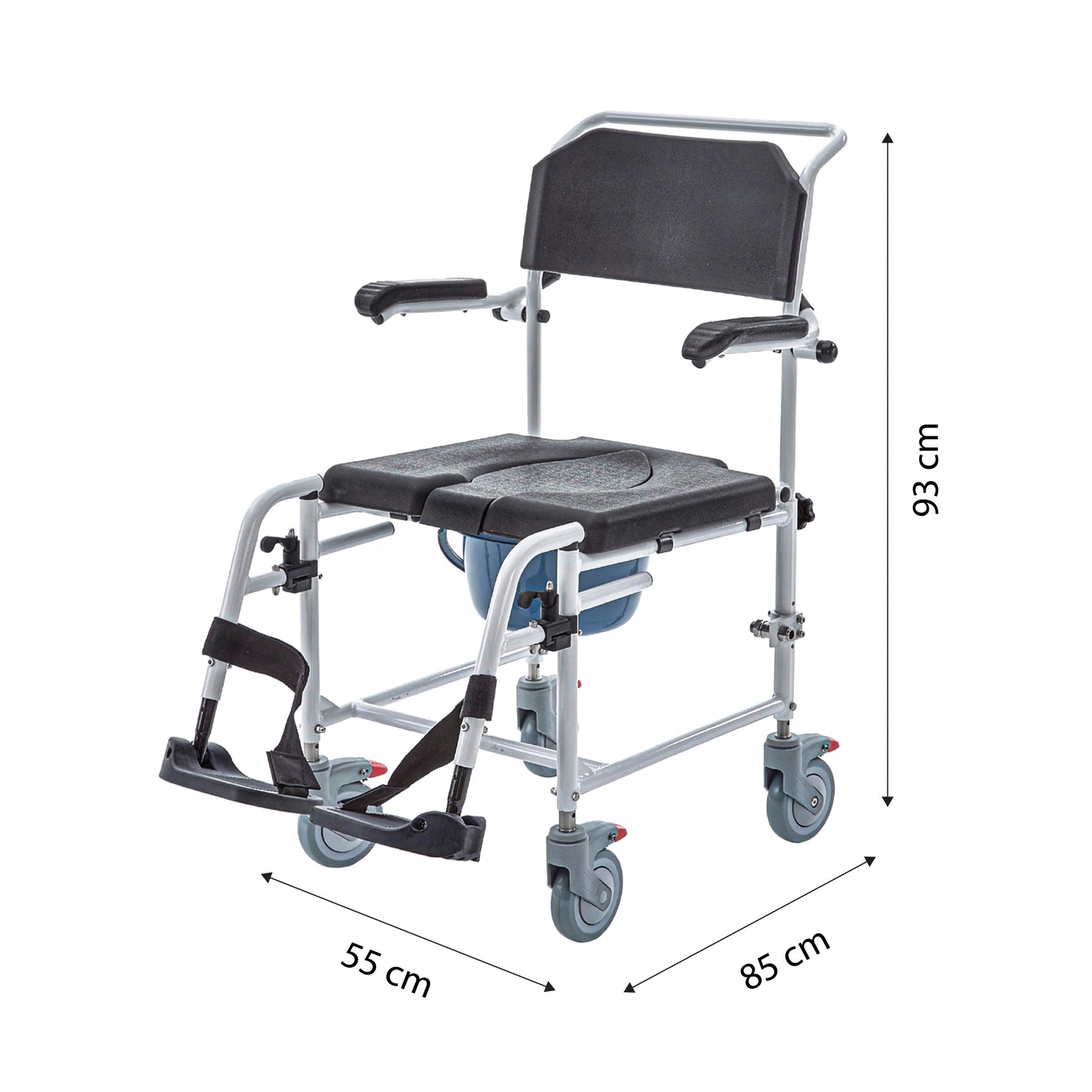 Scaun de Dus si Toaleta din Aluminiu Kid-Man AKVA Pana la 120kg
