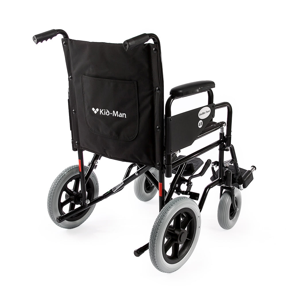 Scaun cu Rotile de Tranzit STEELMAN Travel Kid-Man
