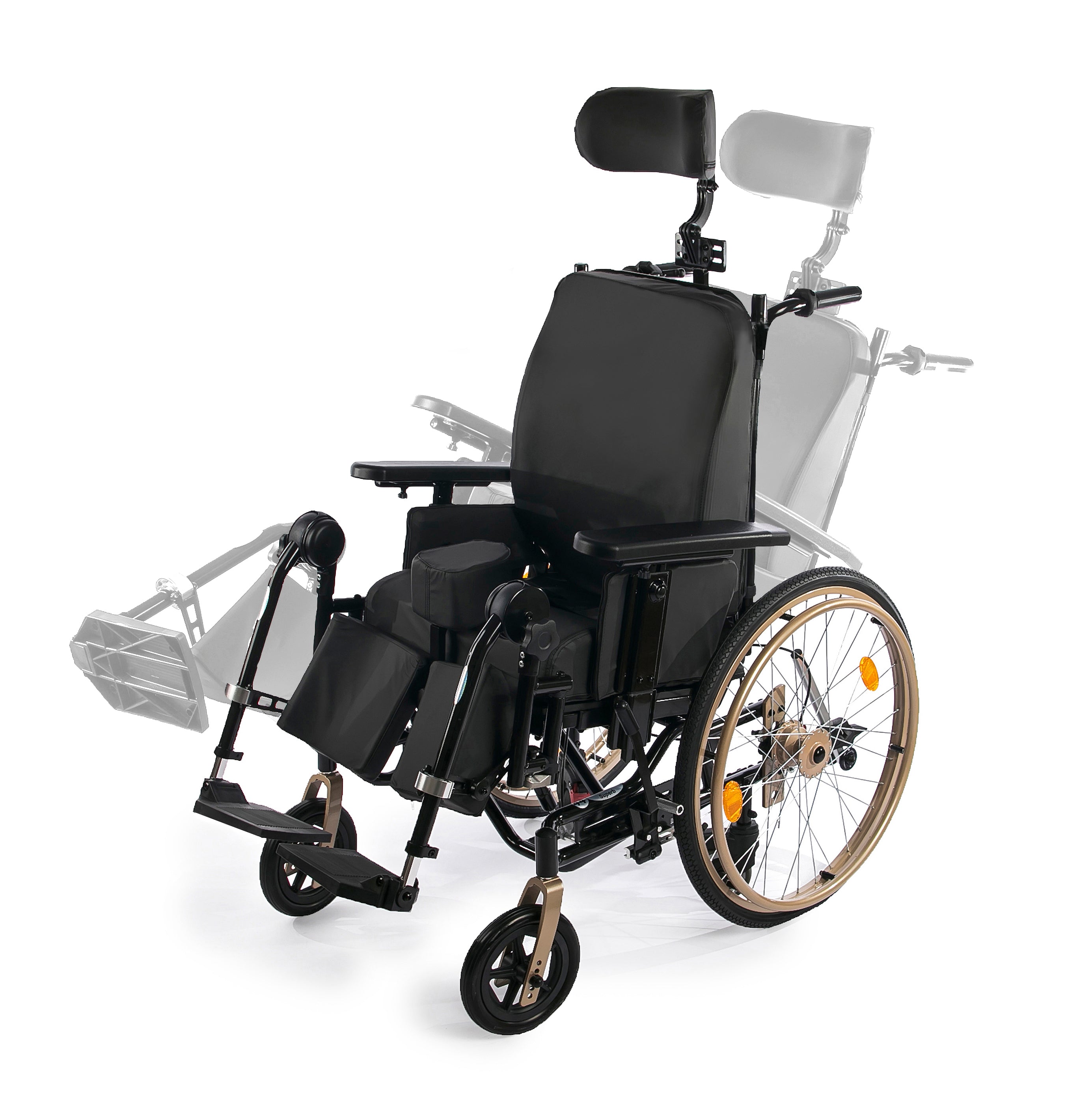 Fotoliu Rulant Multifunctional Steelman SUPERB Kid-Man Pana la 135kg