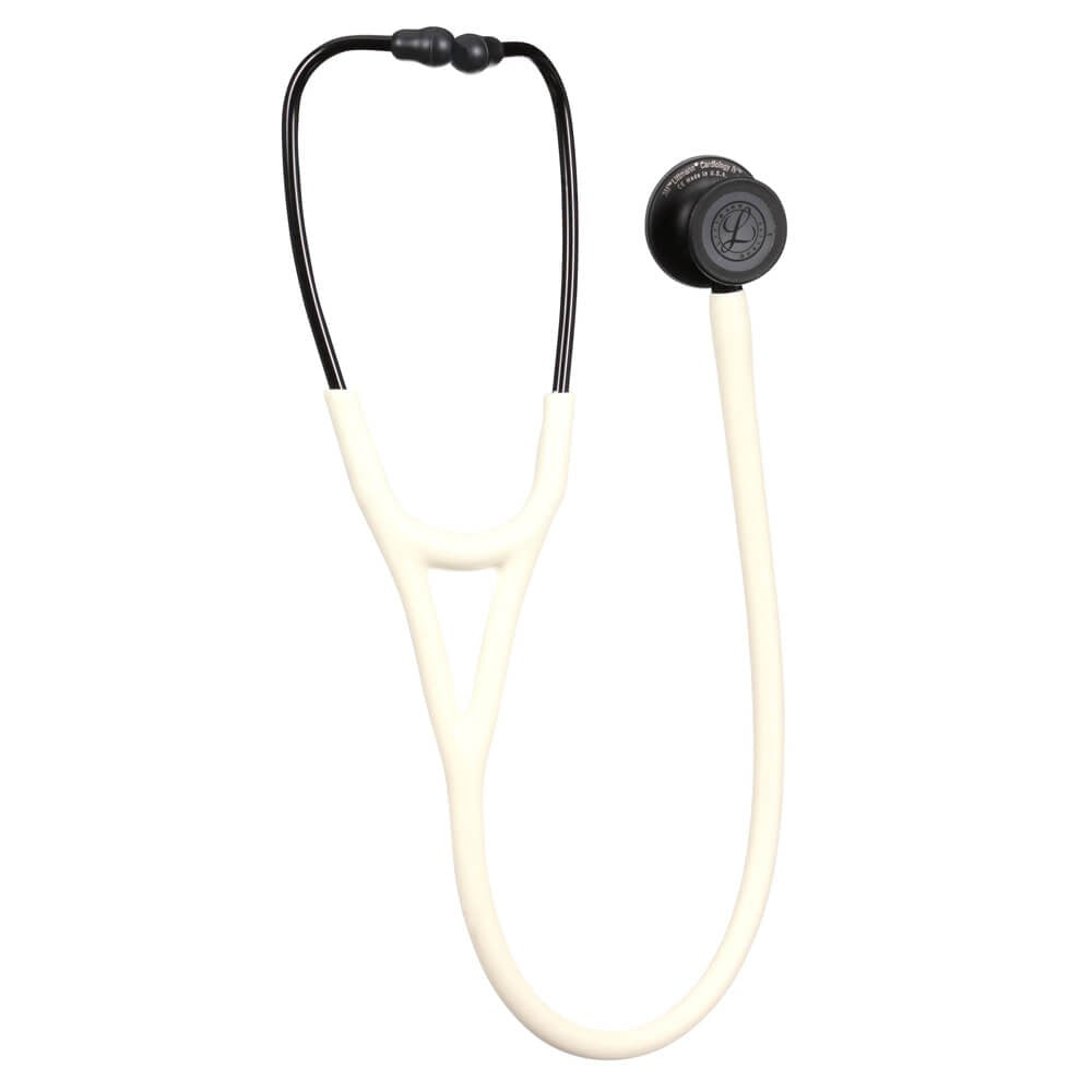 Stetoscop 3M™ Littmann® Cardiology IV Alb Cu Tub Satinat Si Capsula Negru Mat (Alabaster/Black Matte/Satin Finish)