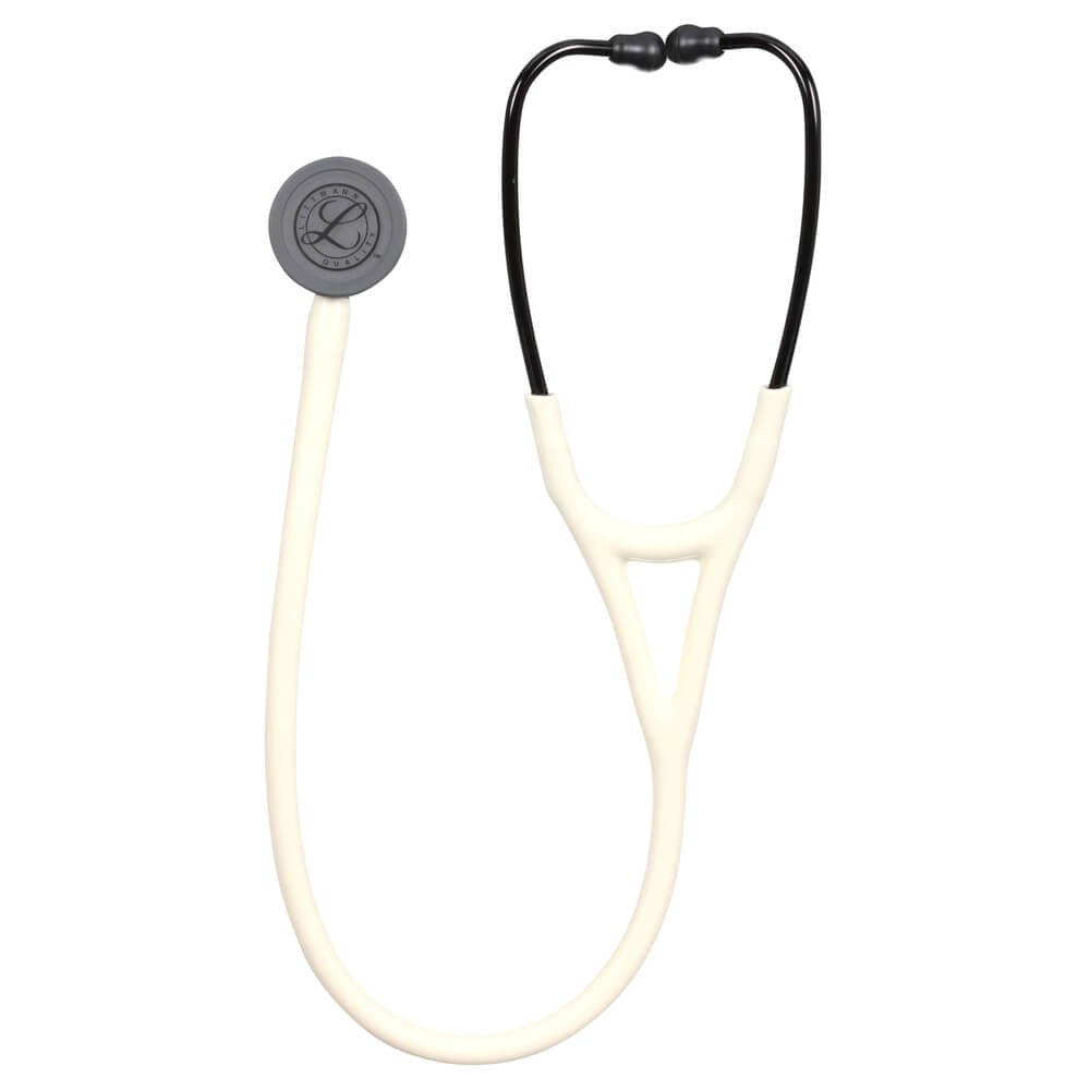 Stetoscop 3M™ Littmann® Cardiology IV Alb Cu Tub Satinat Si Capsula Negru Mat (Alabaster/Black Matte/Satin Finish)