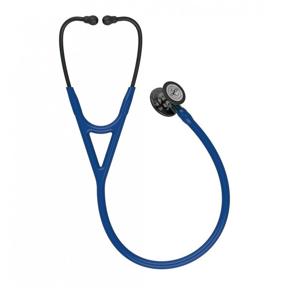 Stetoscop 3M™ Littmann® Cardiology IV Bleumarin Si Capsula Fumurie (Navy Blue/Blue/High-Polish Smoke)