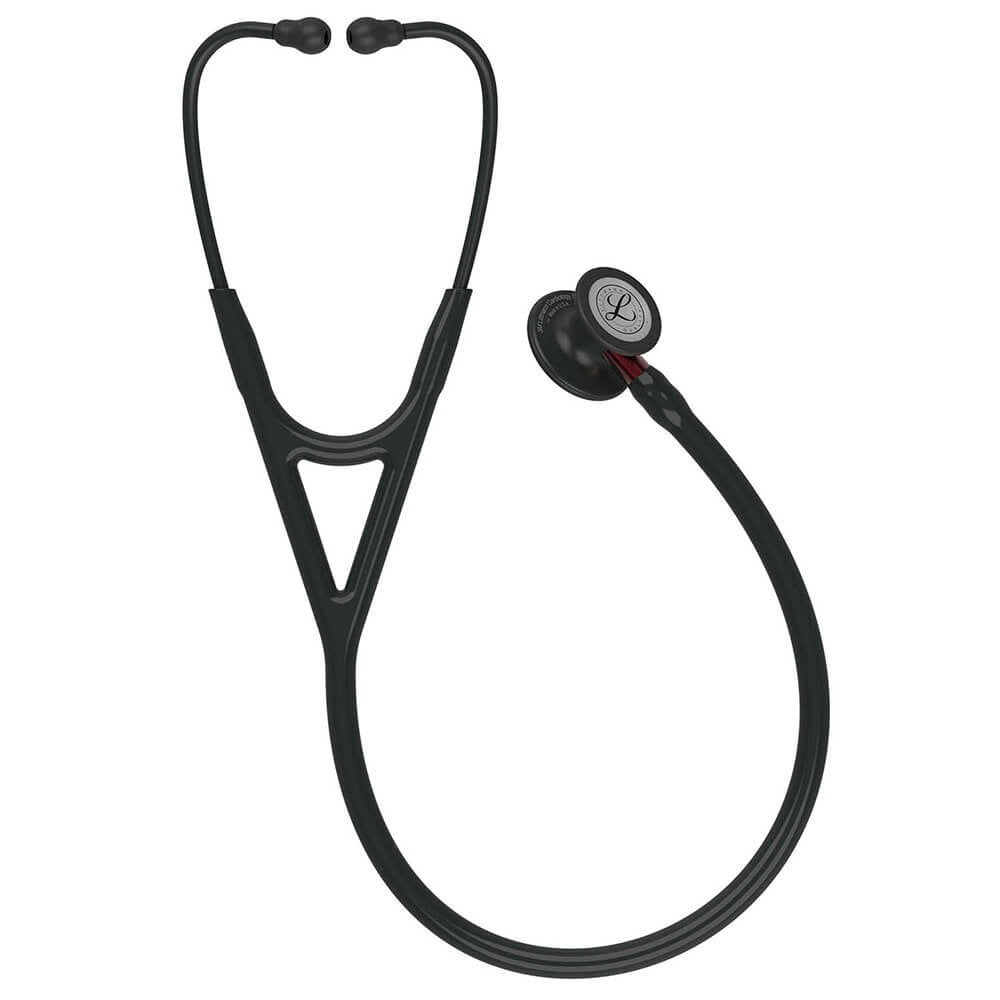 Stetoscop 3M™ Littmann® Cardiology IV Negru Complet/Rosu (Black/Black/Red)