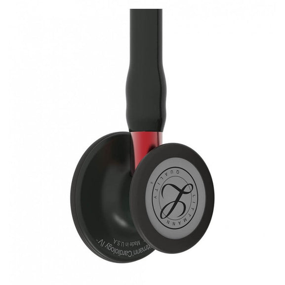 Stetoscop 3M™ Littmann® Cardiology IV Negru Complet/Rosu (Black/Black/Red)