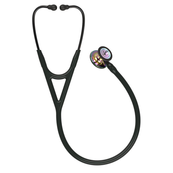 Stetoscop 3M™ Littmann® Cardiology IV Negru/Fumuriu Si Capsula Curcubeu (Black/Smoke/High-Polish Rainbow)