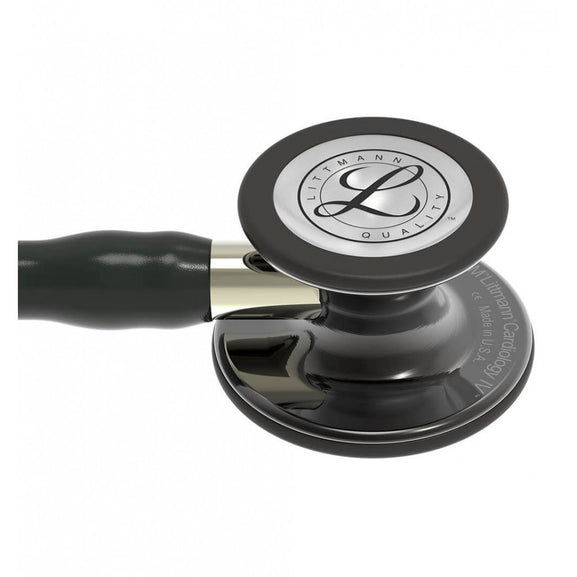 Stetoscop 3M™ Littmann® Cardiology IV Negru/Sampanie Si Capsula Fumurie (Black/Champagne/High-Polish Smoke)