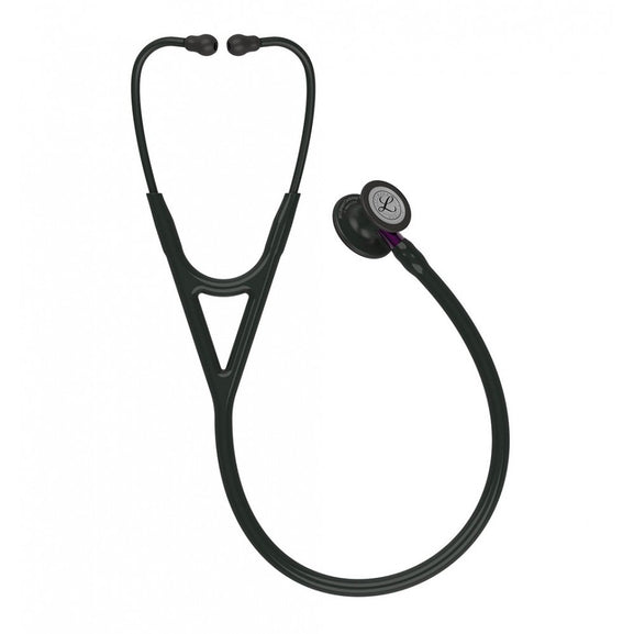 Stetoscop 3M™ Littmann® Cardiology IV Negru/Violet Si Capsula Neagra (Black/Violet/Black)