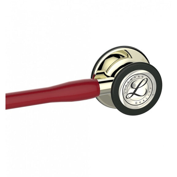 Stetoscop 3M™ Littmann® Cardiology IV Rosu Burgundia Si Capsula Sampanie (Burgundy/Champagne)