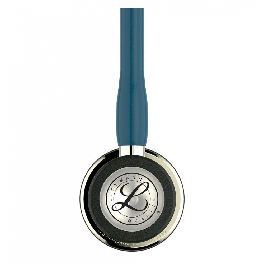 Stetoscop 3M™ Littmann® Cardiology IV Turcoaz Inchis Si Capsula Sampanie (Caribbean Blue/Champagne)