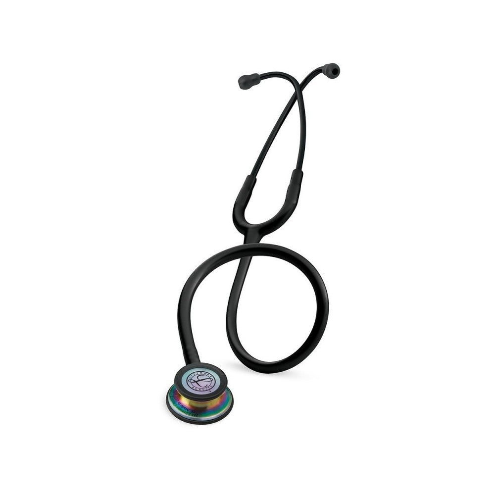 Stetoscop 3M™ Littmann® Classic III Negru Si Capsula Curcubeu (Black/Rainbow)